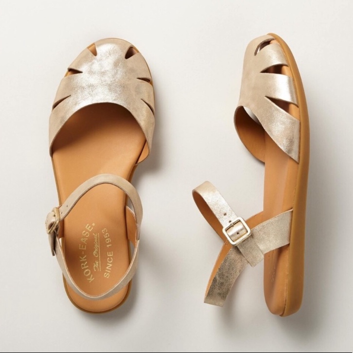 Kork-Ease Metallic Sandals